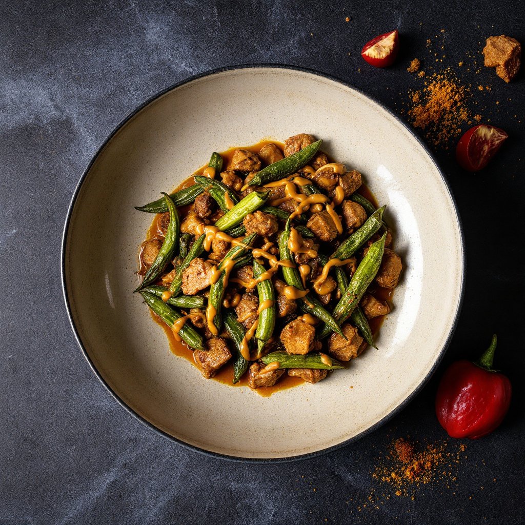 Bhindi Gosht (Mutton with Okra)