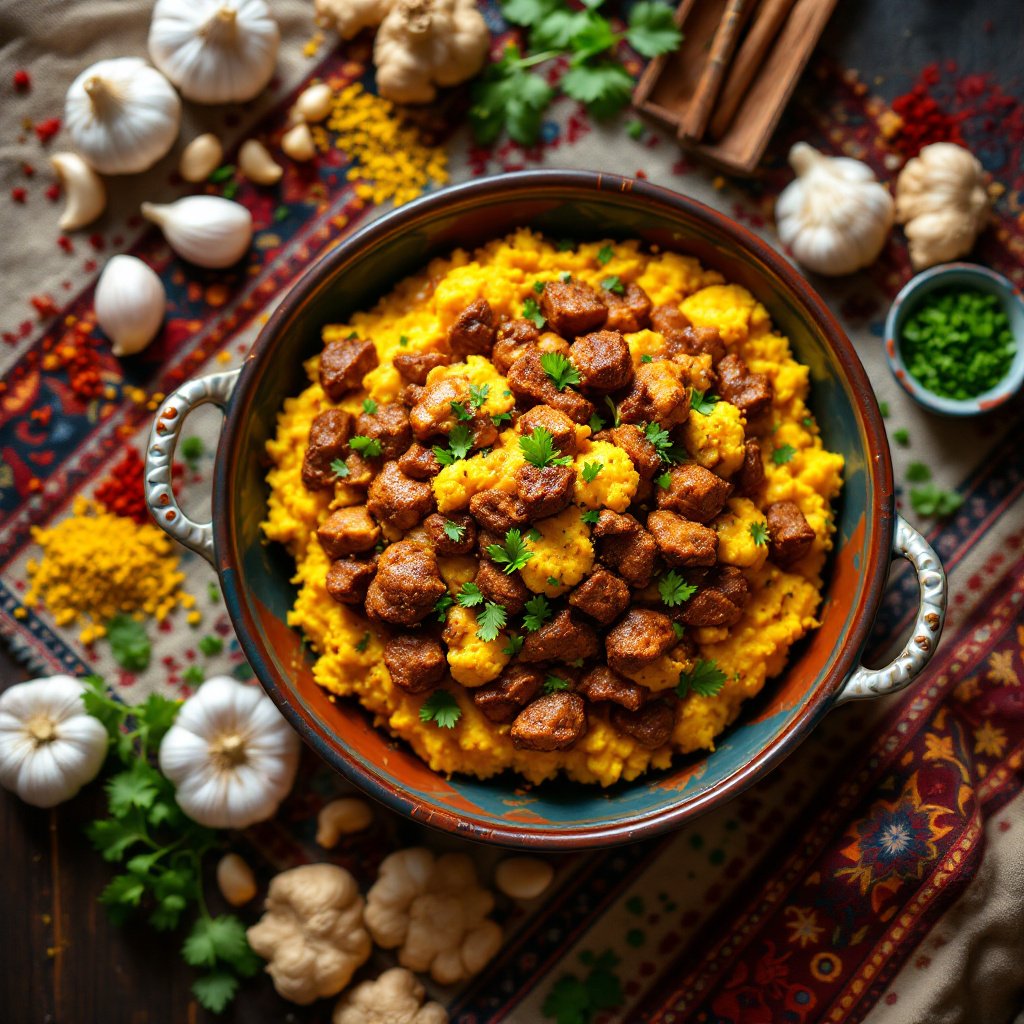 Gobi Gosht (Mutton with Cauliflower)