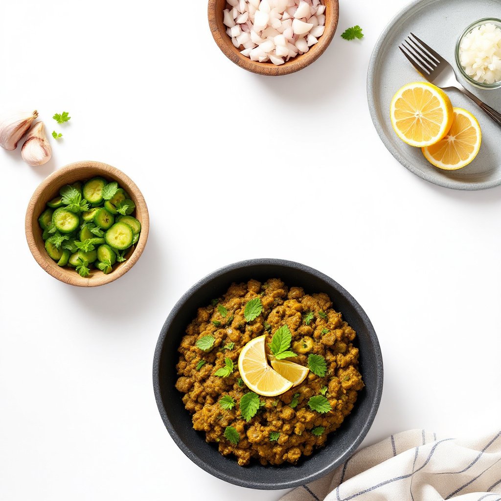 Karele Keema (Mutton)