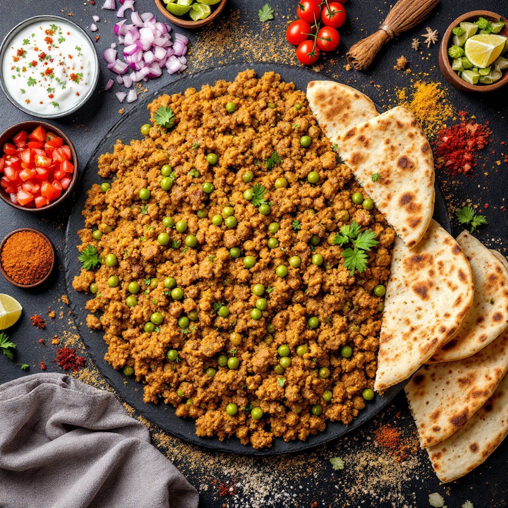 Matar Keema (Mutton)