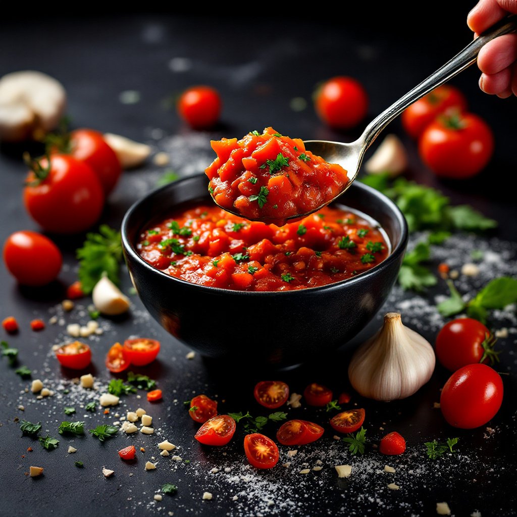 Tomato and Garlic Chutney